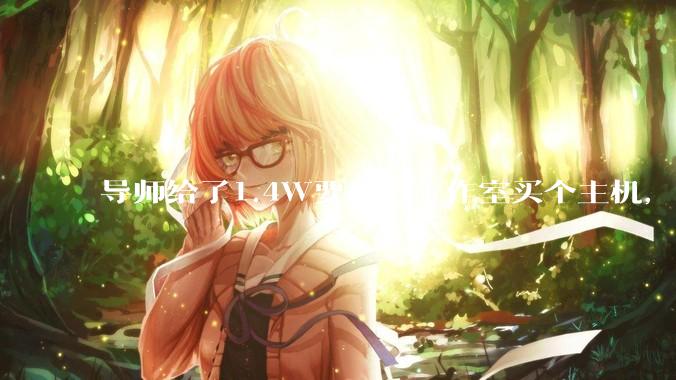 导师给了1.4W要我给工作室买个主机，是整机还是自己配？