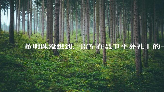 董明珠没想到，雷军在聂卫平葬礼上的一个特殊举动，实现口碑暴涨_围棋_小米_金山软件