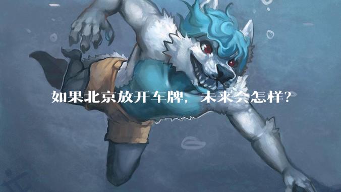 如果北京放开车牌，未来会怎样？