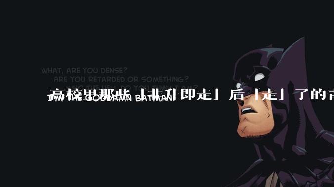 高校里那些「非升即走」后「走」了的青年教师都怎么样了？