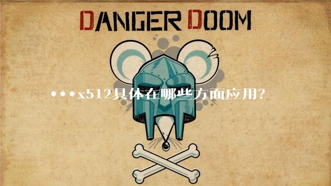 ***x512具体在哪些方面应用？