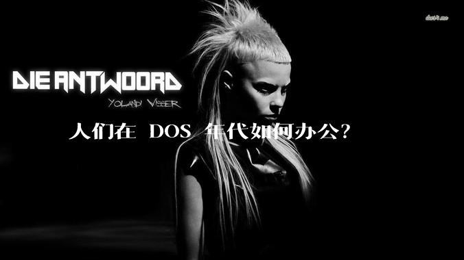 人们在 DOS 年代如何办公？